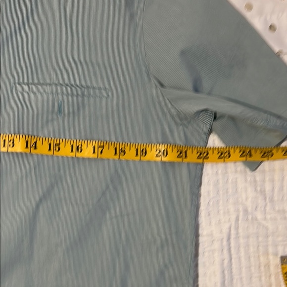 Alfani Men's Casual Light Blue Button-Down Shirt - Picture 2 of 9